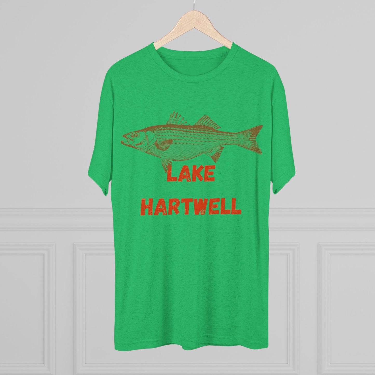 Lake Hartwell Fishing Tee, Unisex Crew Neck Shirt, Summer Lake Apparel, Gift for Fishermen, Outdoor Adventure T-Shirt, Lake House Style