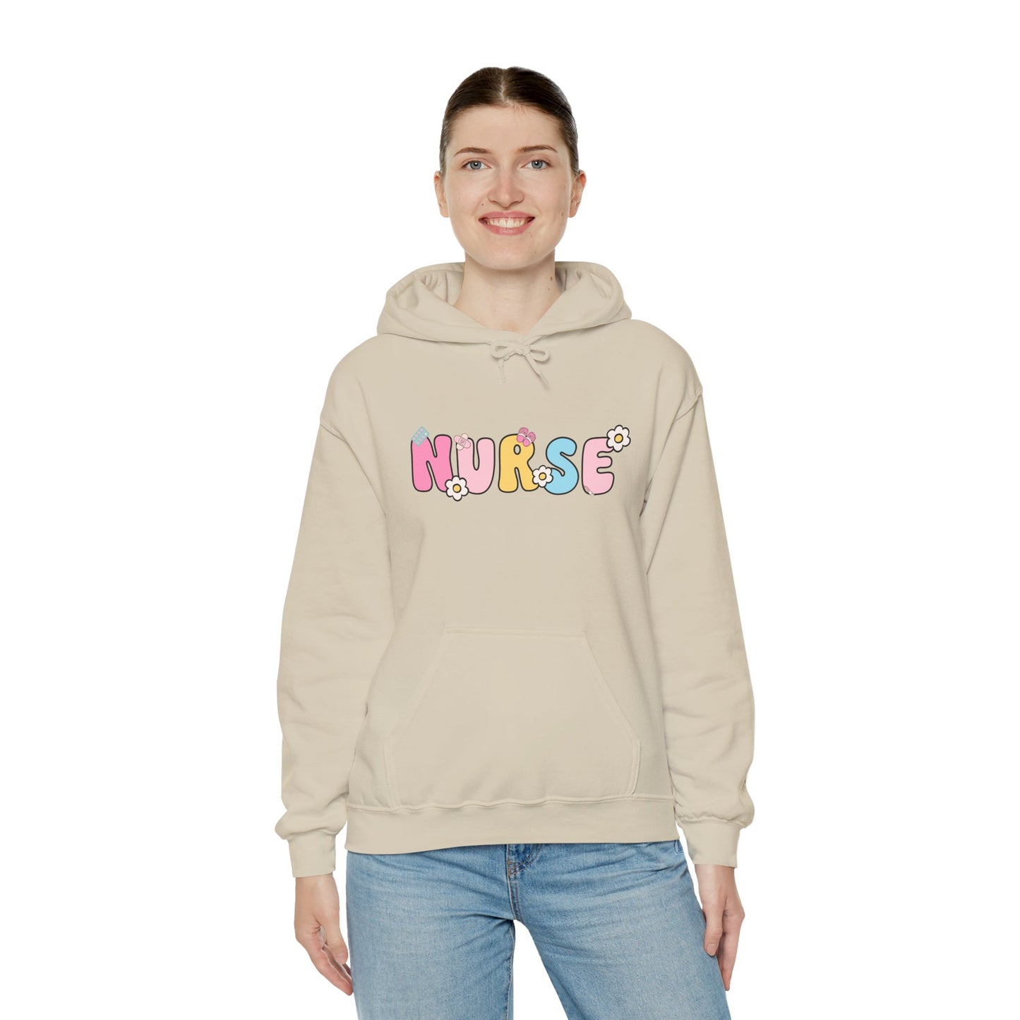 Cute Nurse Hoodie for Healthcare Workers, Cozy Sweatshirt for Nurses, Gift for Nursing Students, Healthcare Appreciation