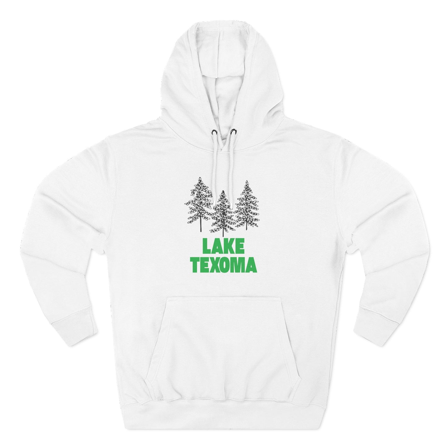 Lake Texoma Fleece Hoodie, Cozy Sweatshirt, Outdoor Adventure Wear, Unique Gift for Lake Lovers, Perfect for Fall and Winter