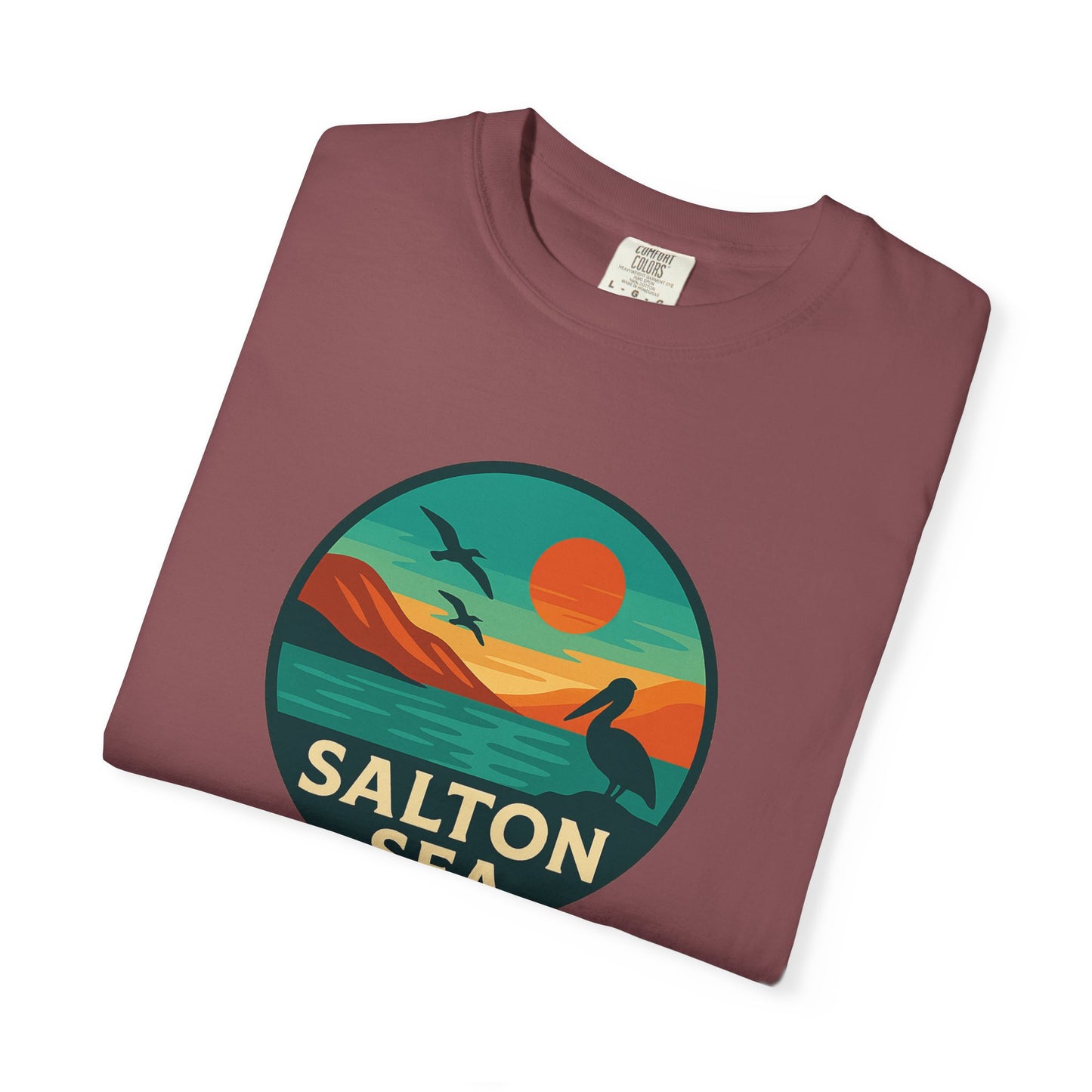 Salton Sea Unisex T-Shirt, Casual Graphic Tee, Nature Lover Gift, Outdoor Adventure Shirt, Vacation Souvenir, Summer Wear