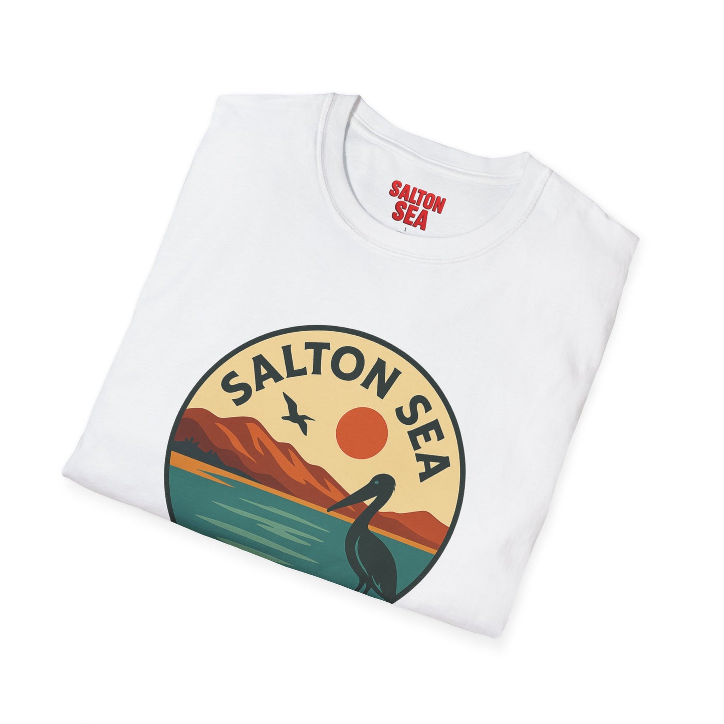 Salton Sea Nature Unisex Softstyle T-Shirt | Eco-Friendly Gift, Outdoor Adventure Shirt, Nature Lover Tee, Vintage Lake Apparel, [...]