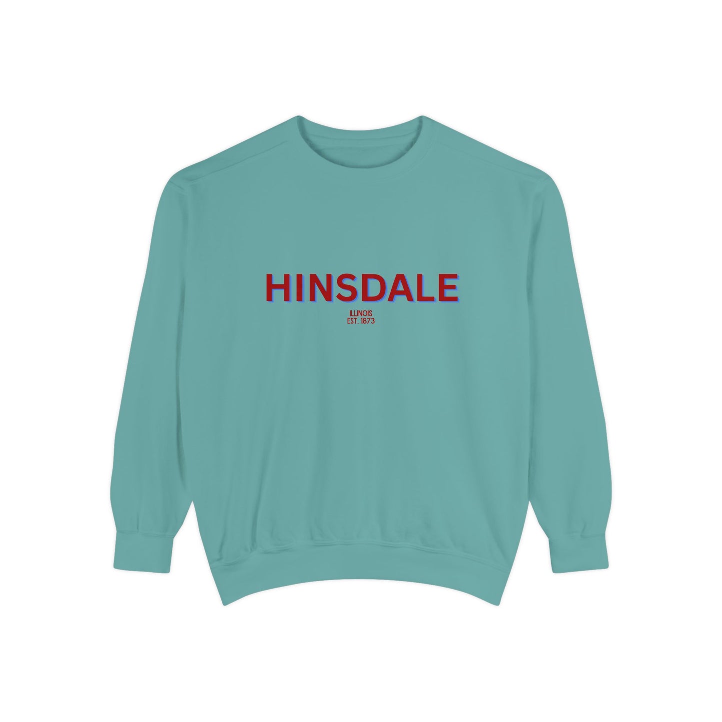 Hinsdale Unisex Garment-Dyed Sweatshirt | Cozy Fashion, Perfect for Casual Outings, Gifts, Fall & Winter Style, Everyday Comfort
