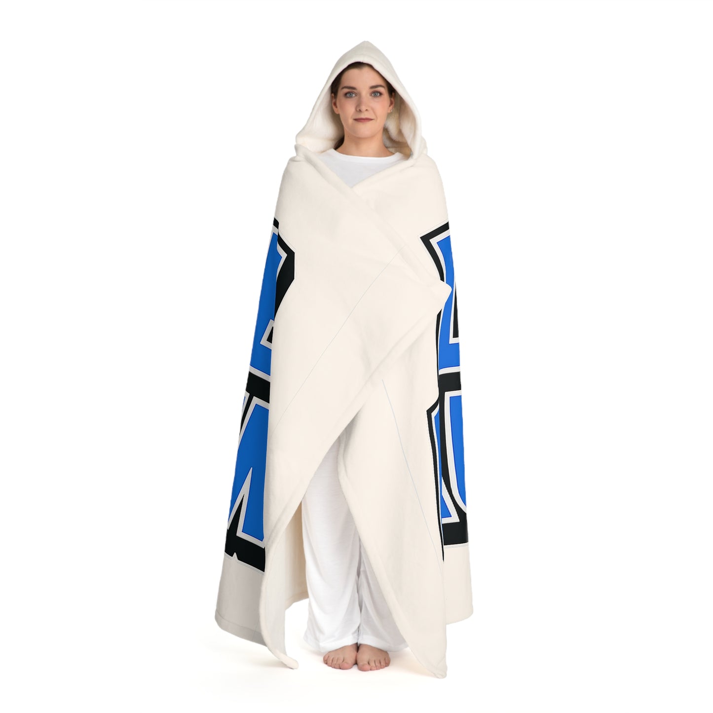 Lake Austin Cozy Hooded Sherpa Fleece Blanket - Perfect for Chilly Evenings, Movie Nights, Cozy Home Décor, Gifts for Her, Winter Snuggles