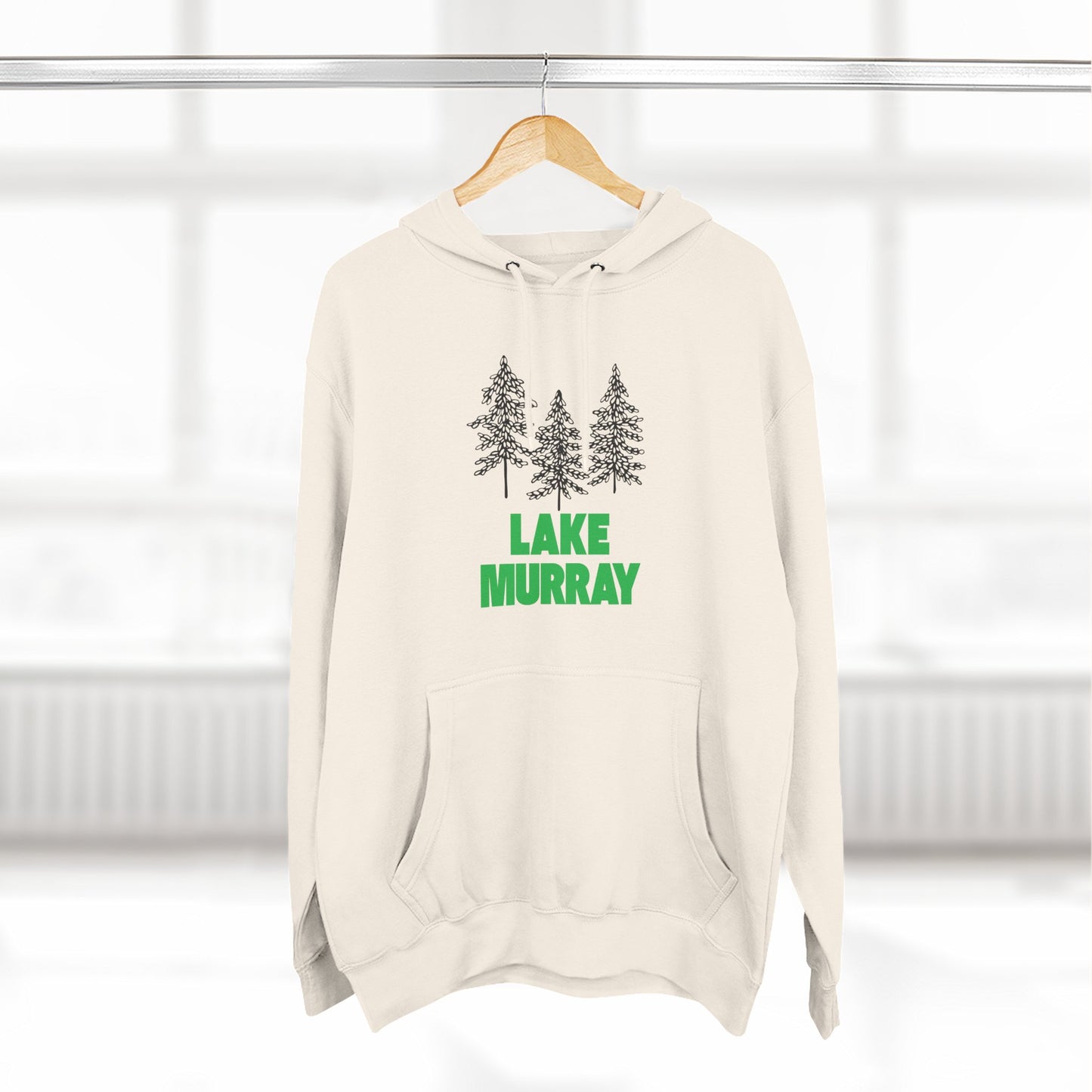 Lake Murray Fleece Hoodie, Cozy Sweatshirt, Outdoor Adventure Wear, Unique Gift for Lake Lovers, Perfect for Fall and Winter