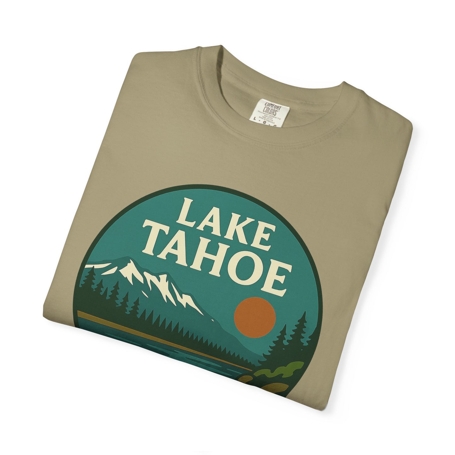 Lake Tahoe Unisex T-Shirt, Casual Graphic Tee, Nature Lover Gift, Outdoor Adventure Shirt, Vacation Souvenir, Summer Wear