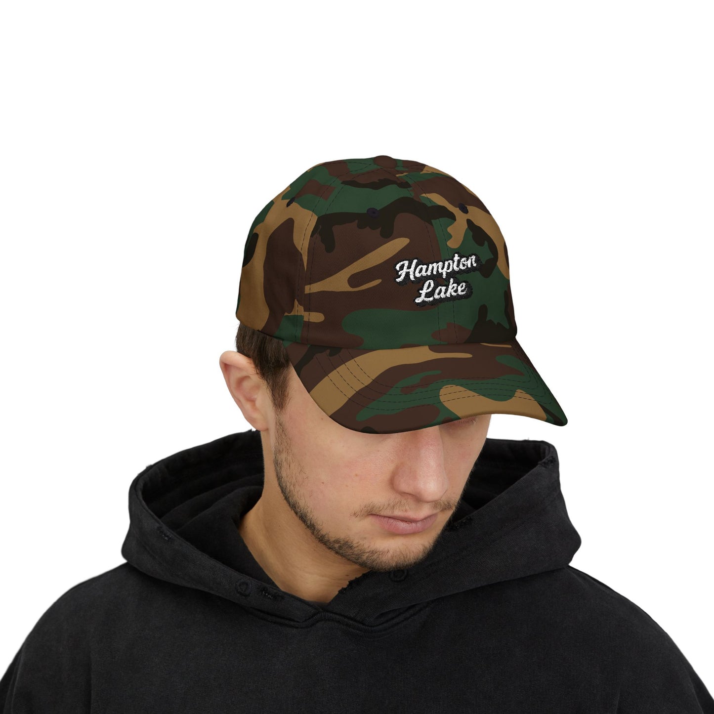 Hampton Lake Stylish Dad Cap, Casual Summer Hat, Outdoor Accessory, Gift for Father's Day, Boating Trip Gear, Everyday Wear