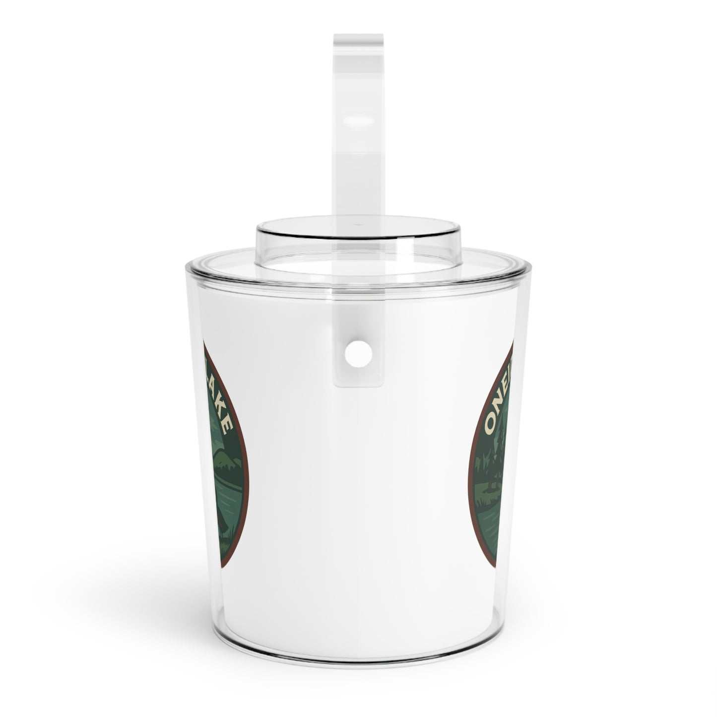Oneida Lake Ice Bucket with Tongs
