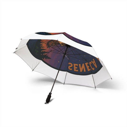 Seneca Lake Semi-Automatic Foldable Umbrella, Travel Umbrella, Outdoor Gear, Gifts for Nature Lovers, Rainy Day Essential