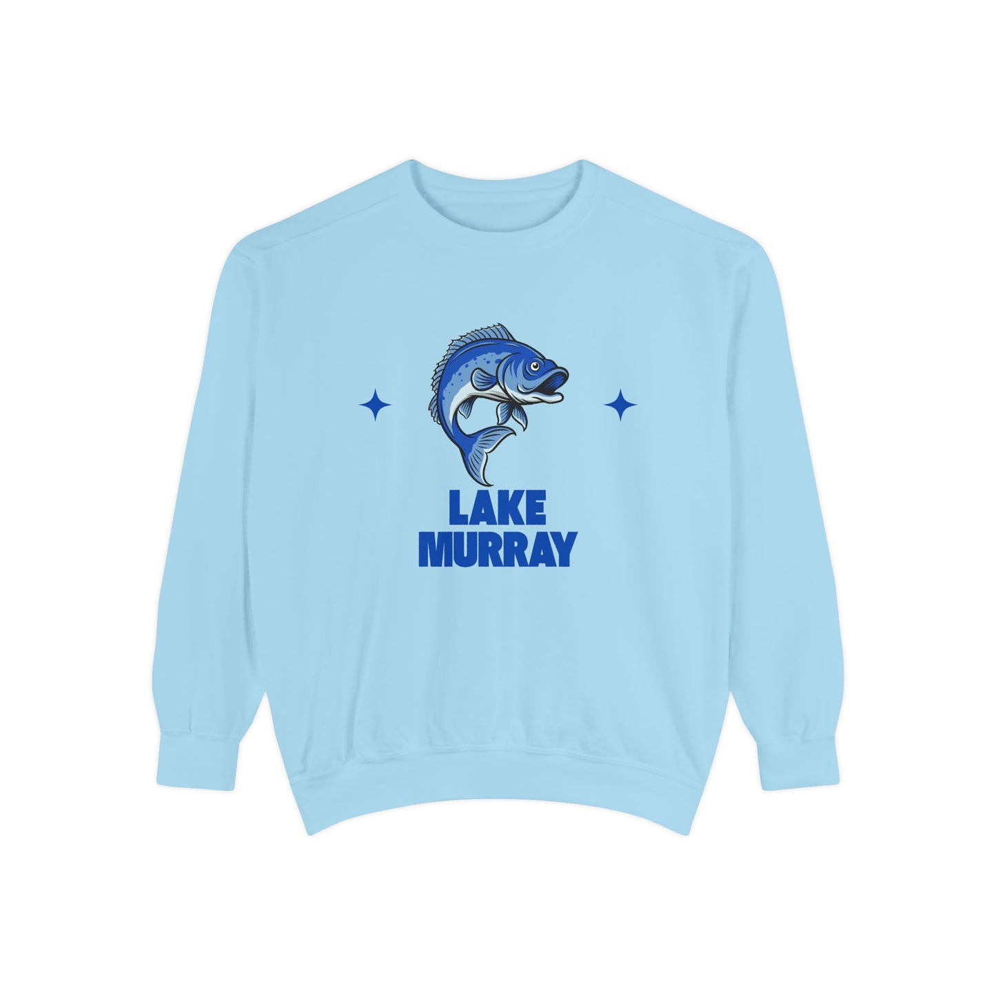 Lake Murray Fish Design Unisex Sweatshirt | Cozy Fishing Apparel, Casual Wear, Gift for Anglers, Lake Day Outfit, Nature Lovers Sweatshirt