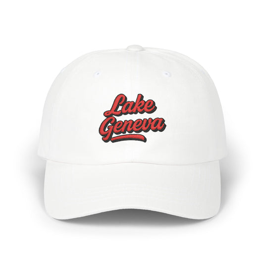 Lake Geneva Stylish Dad Cap, Casual Summer Hat, Outdoor Accessory, Gift for Father's Day, Boating Trip Gear, Everyday Wear