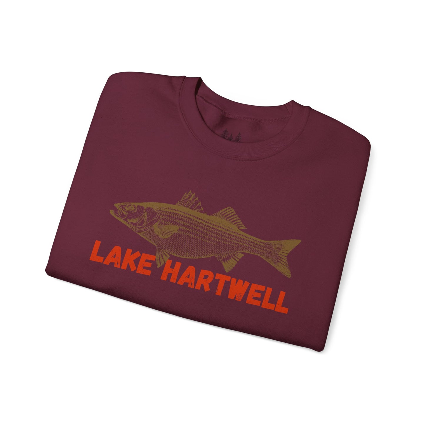 Lake Hartwell Fishing Sweatshirt, Unisex Crewneck, Casual Wear, Gift for Fishermen, Outdoor Apparel, Lake House Cozy