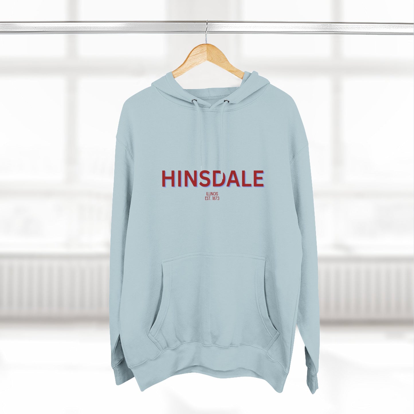 Hinsdale Fleece Hoodie, Casual Sweatshirt, Cozy Layering Piece, Perfect Gift for All Occasions, Stylish Streetwear