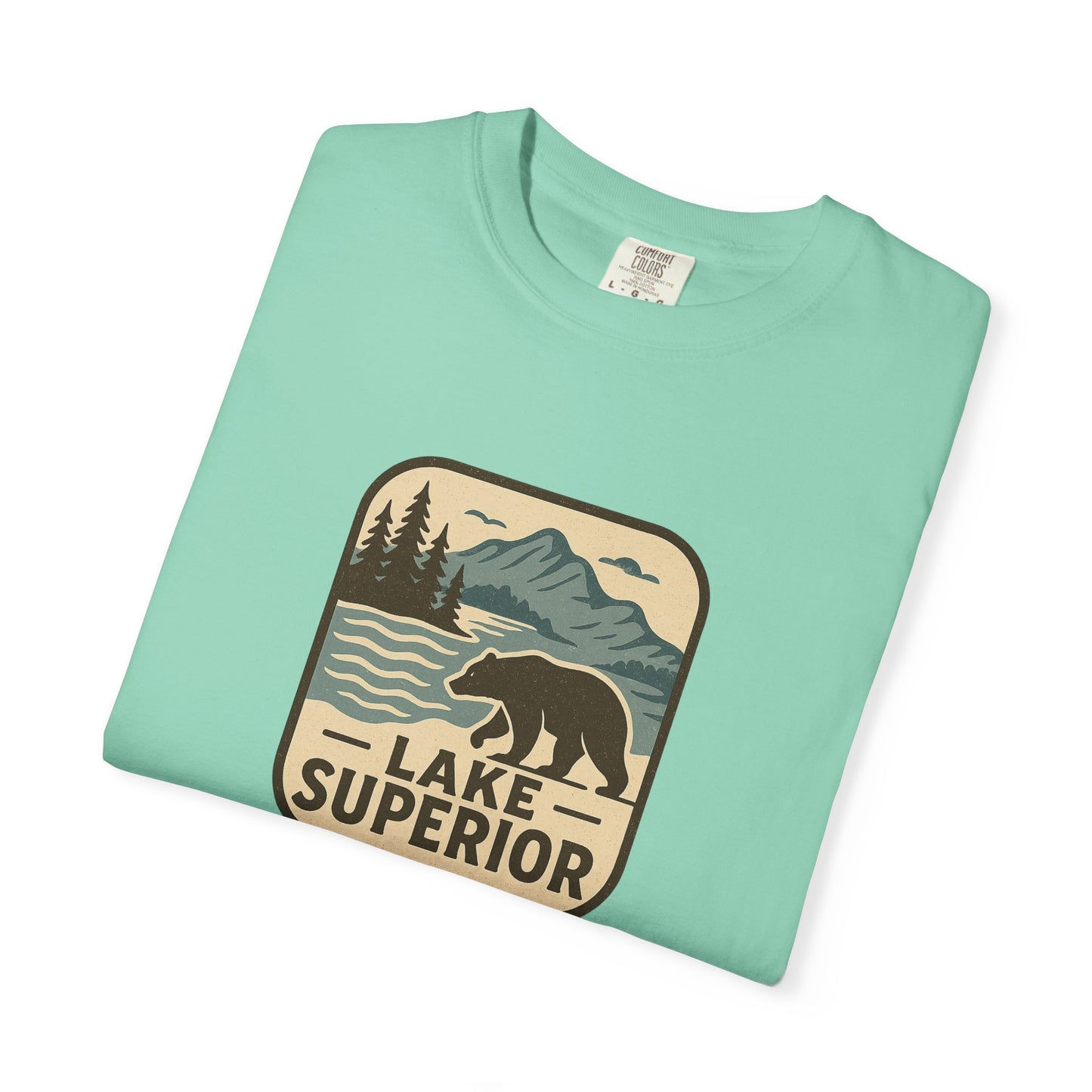 Lake Superior Unisex T-Shirt, Casual Graphic Tee, Nature Lover Gift, Outdoor Adventure Shirt, Vacation Souvenir, Summer Wear
