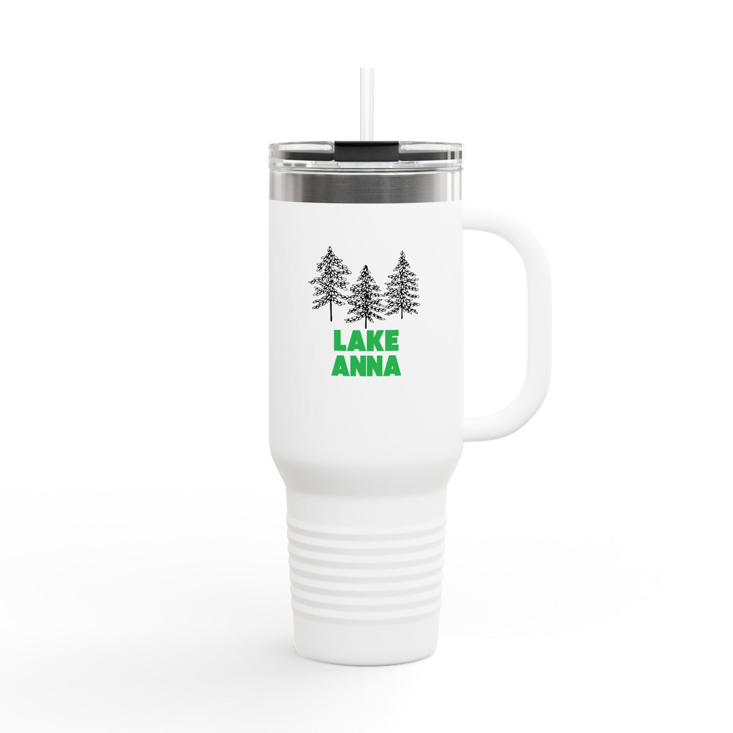 Lake Anna Insulated Travel Mug, 40oz - Perfect for Camping, Road Trips, Gifts, Outdoor Adventures, Summer Fun