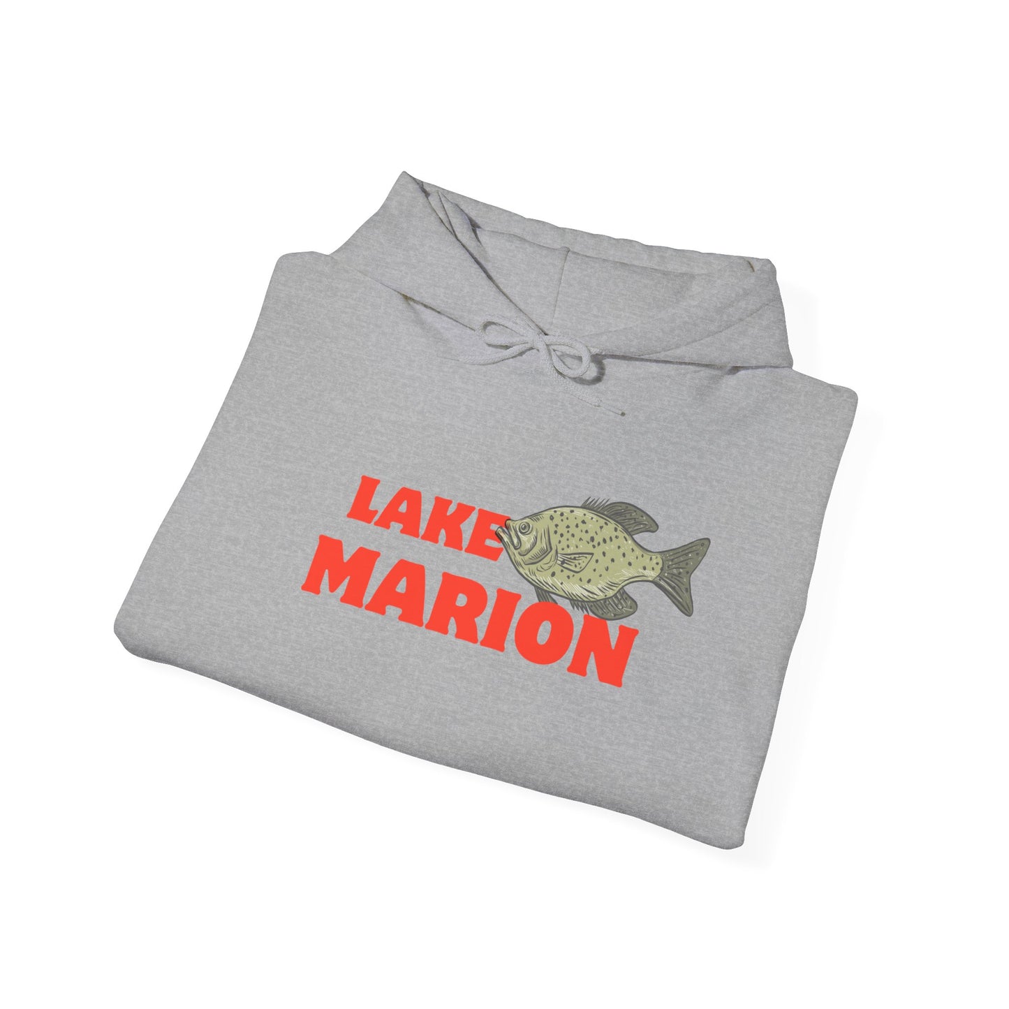 Lake Marion Fishing Hoodie, Unisex Comfortable Sweatshirt, Relaxed Fit for Outdoor Enthusiasts, Gift for Fishermen, Casual Lake Apparel