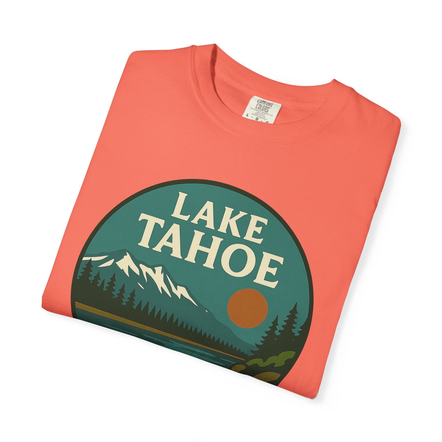 Lake Tahoe Unisex T-Shirt, Casual Graphic Tee, Nature Lover Gift, Outdoor Adventure Shirt, Vacation Souvenir, Summer Wear