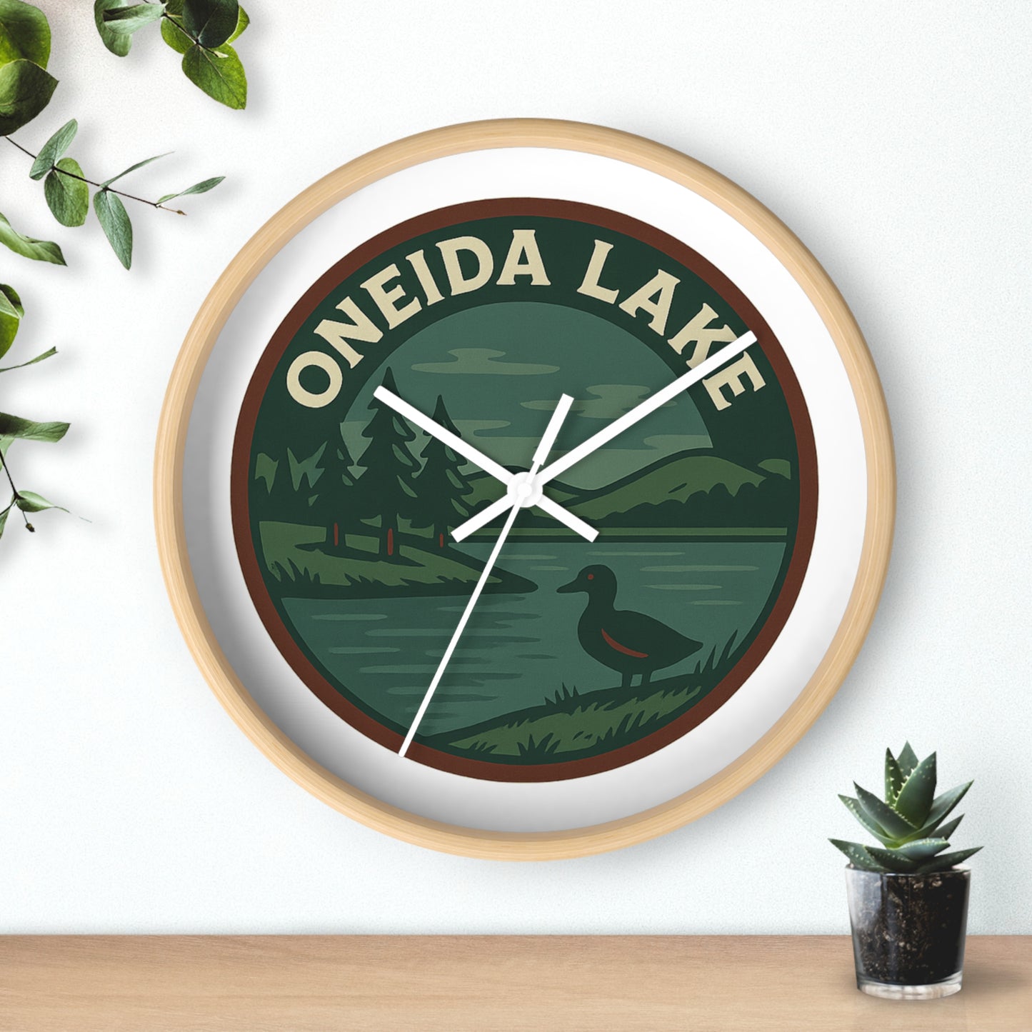 Oneida Lake Wall Clock