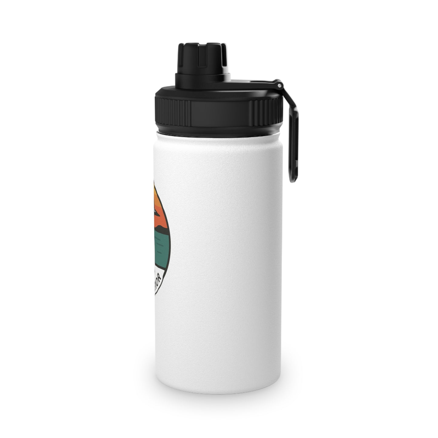 Lake Superior Stainless Steel Water Bottle, Sports Lid