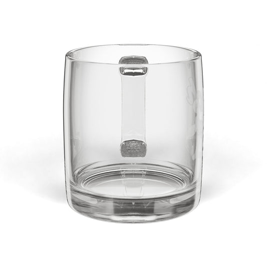 Leech Lake Engraved Coffee Mug - Personalized Glass Cup for Coffee Lovers, Gifts for Birthdays, Weddings, Housewarming, Custom Drinkware
