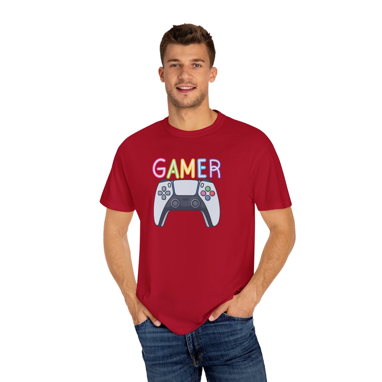 Gamer Controller Unisex Garment-Dyed T-shirt
