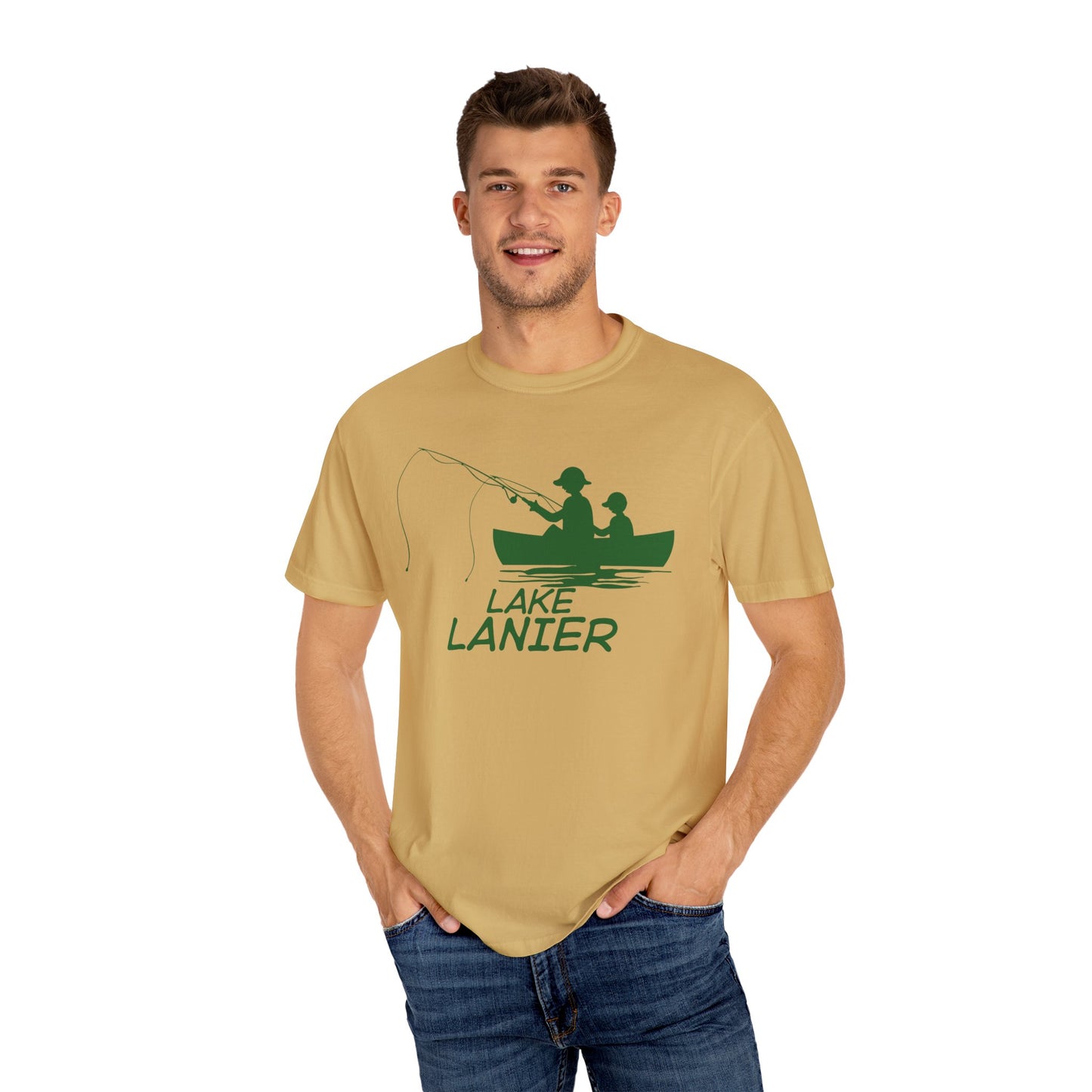 Lake Lanier Fishing Unisex T-shirt - Perfect for Gifts, Outdoor Adventures, Family Reunions, Summer Vacations, and Casual Wear
