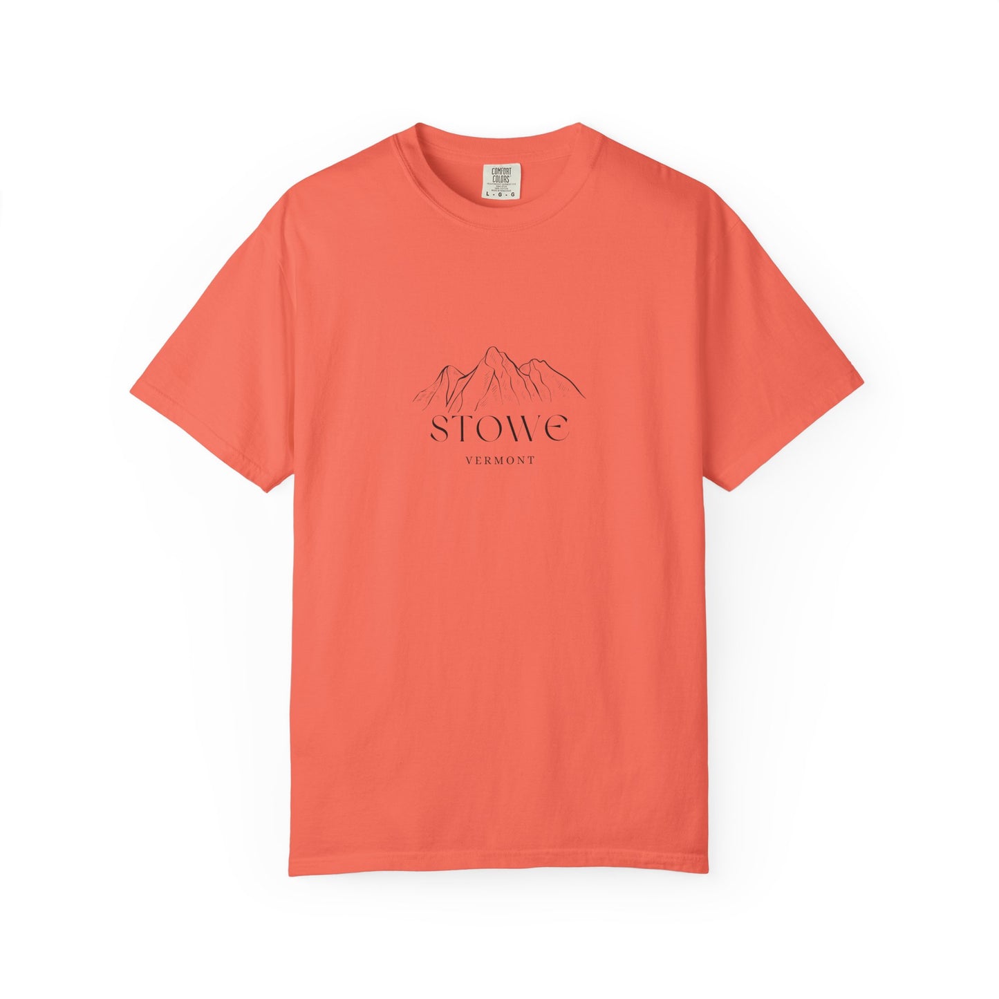 Stowe - Unisex Garment-Dyed T-shirt, Casual Outfit, Gift for Nature Lovers, Vacation Essentials