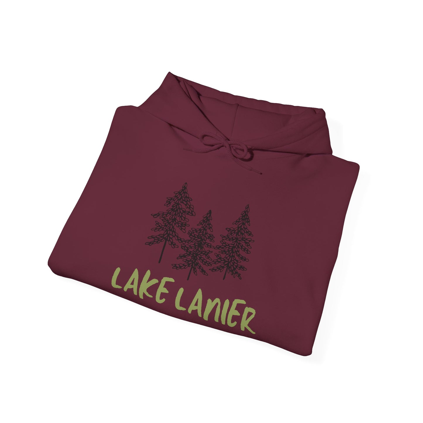 Lake Lanier Hoodie, Cozy Unisex Sweatshirt, Nature Lover Gift, Lake House Apparel, Perfect for Outdoors, Summer Vibes, Travel Wear