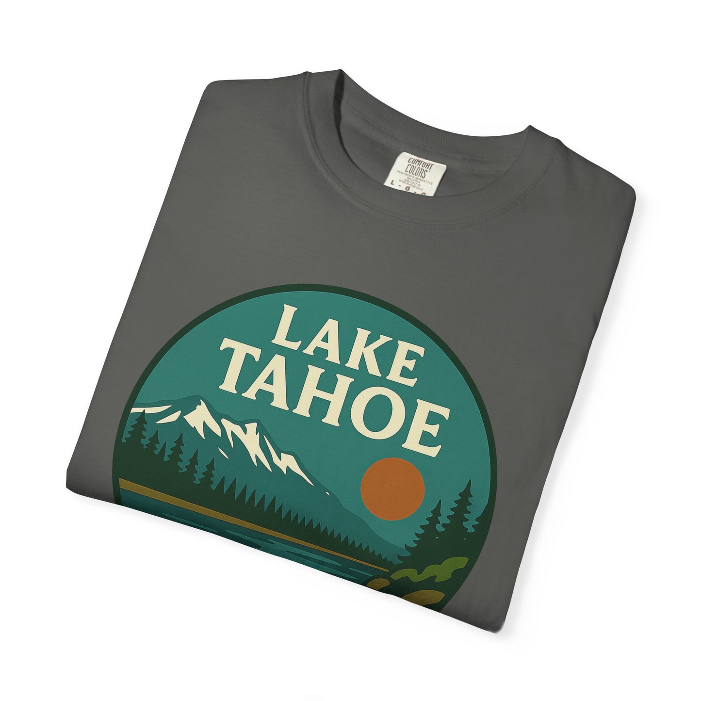 Lake Tahoe Unisex T-Shirt, Casual Graphic Tee, Nature Lover Gift, Outdoor Adventure Shirt, Vacation Souvenir, Summer Wear