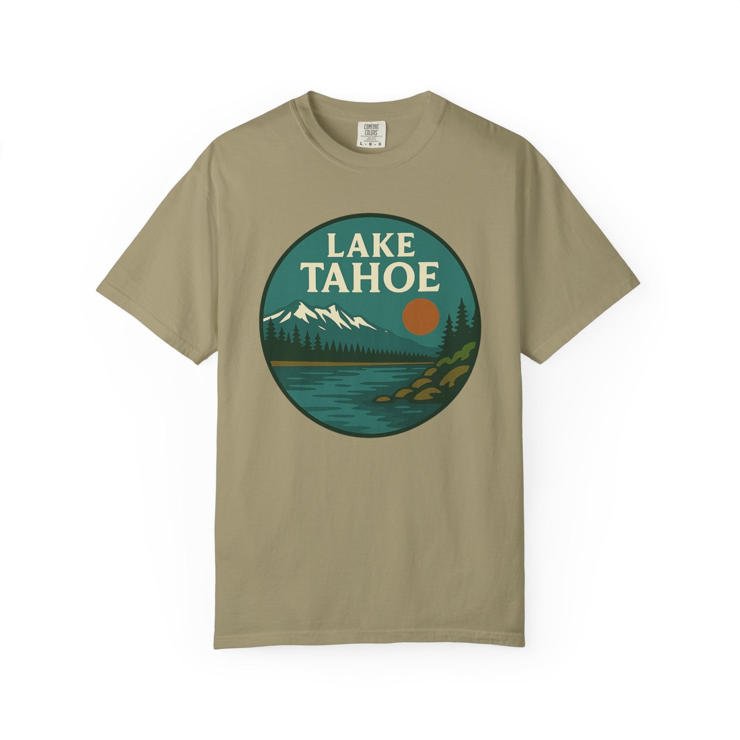 Lake Tahoe Unisex T-Shirt, Casual Graphic Tee, Nature Lover Gift, Outdoor Adventure Shirt, Vacation Souvenir, Summer Wear