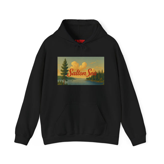 Salton Sea Hoodie, Cozy Casual Wear, Unisex Sweatshirt, Lake Lover Gift, Outdoor Adventure Apparel, Summer Retreat Fashion
