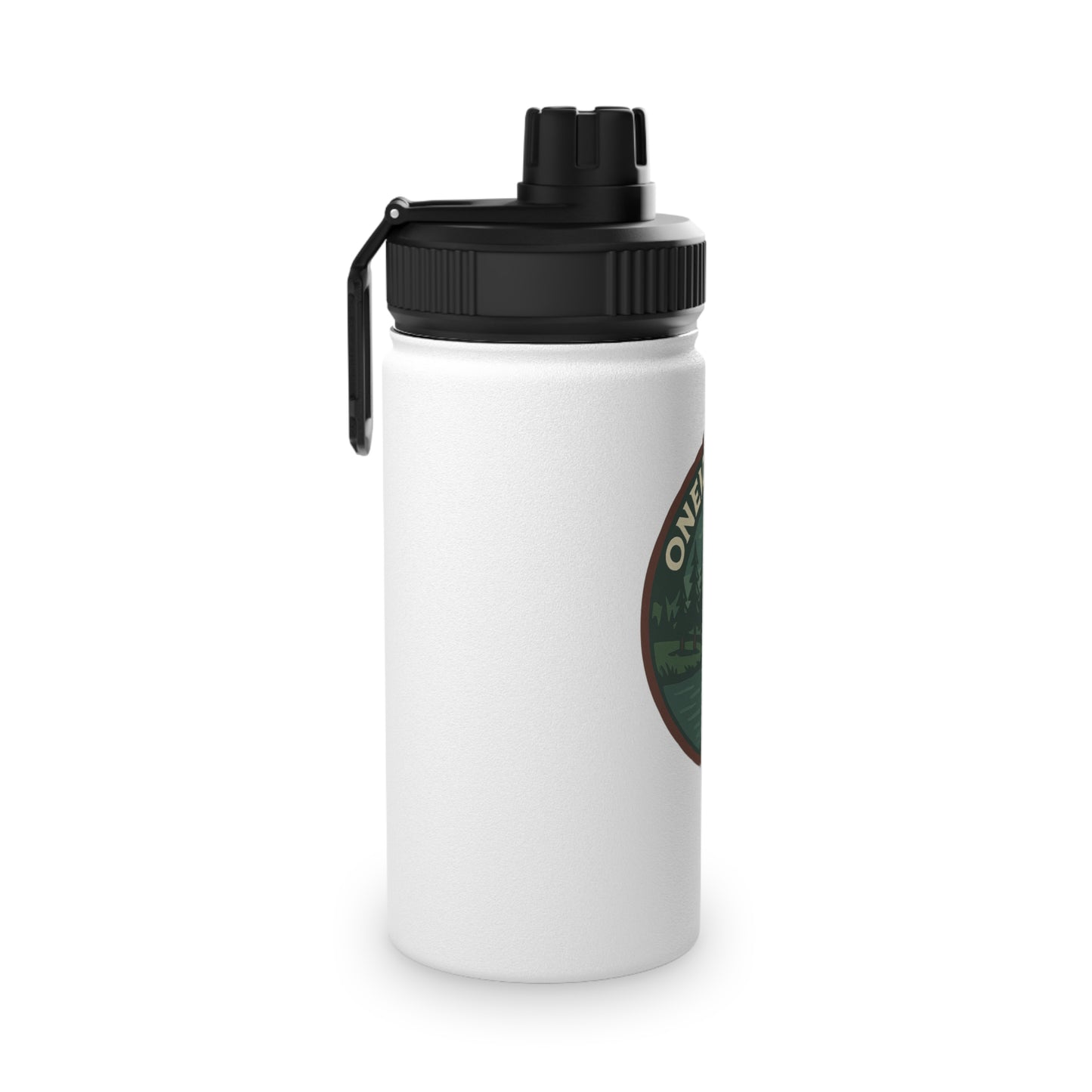 Oneida Lake Stainless Steel Water Bottle, Sports Lid