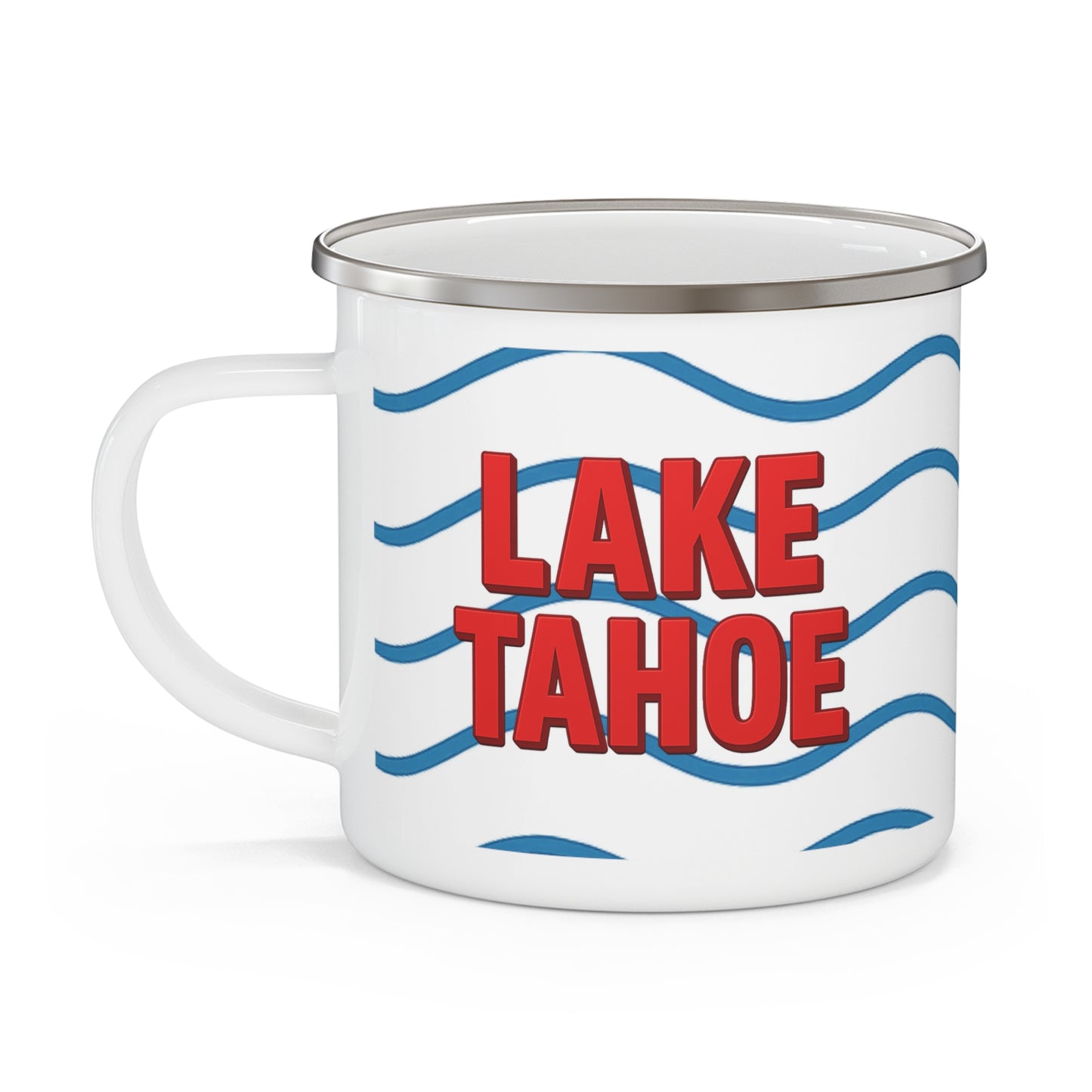 Lake Tahoe Rustic Enamel Camping Mug - Perfect for Outdoor Adventures, Enthusiasts, and Cozy Campfires, Great Gift for Camping Lovers, [...]