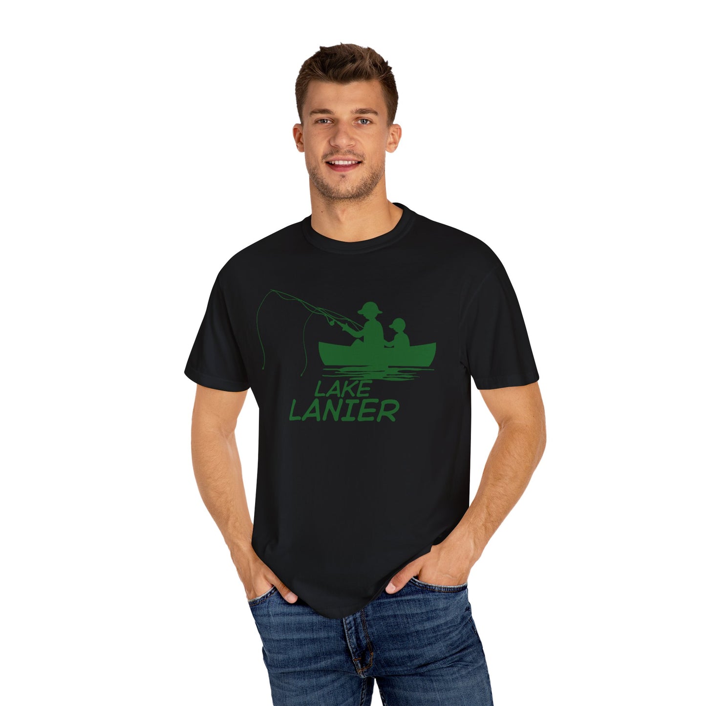 Lake Lanier Fishing Unisex T-shirt - Perfect for Gifts, Outdoor Adventures, Family Reunions, Summer Vacations, and Casual Wear