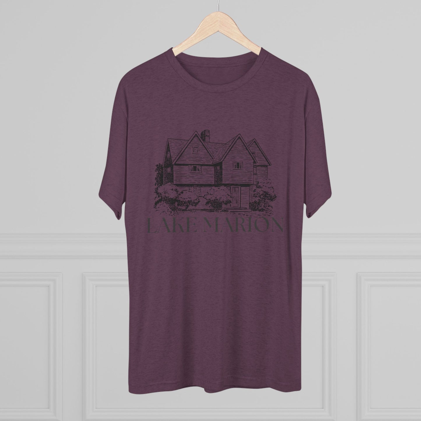 Lake Marion Unisex Tri-Blend Crew Tee, Casual T-Shirt, Summer Apparel, Lake House Shirt, Gift for Friends, Travel Tee