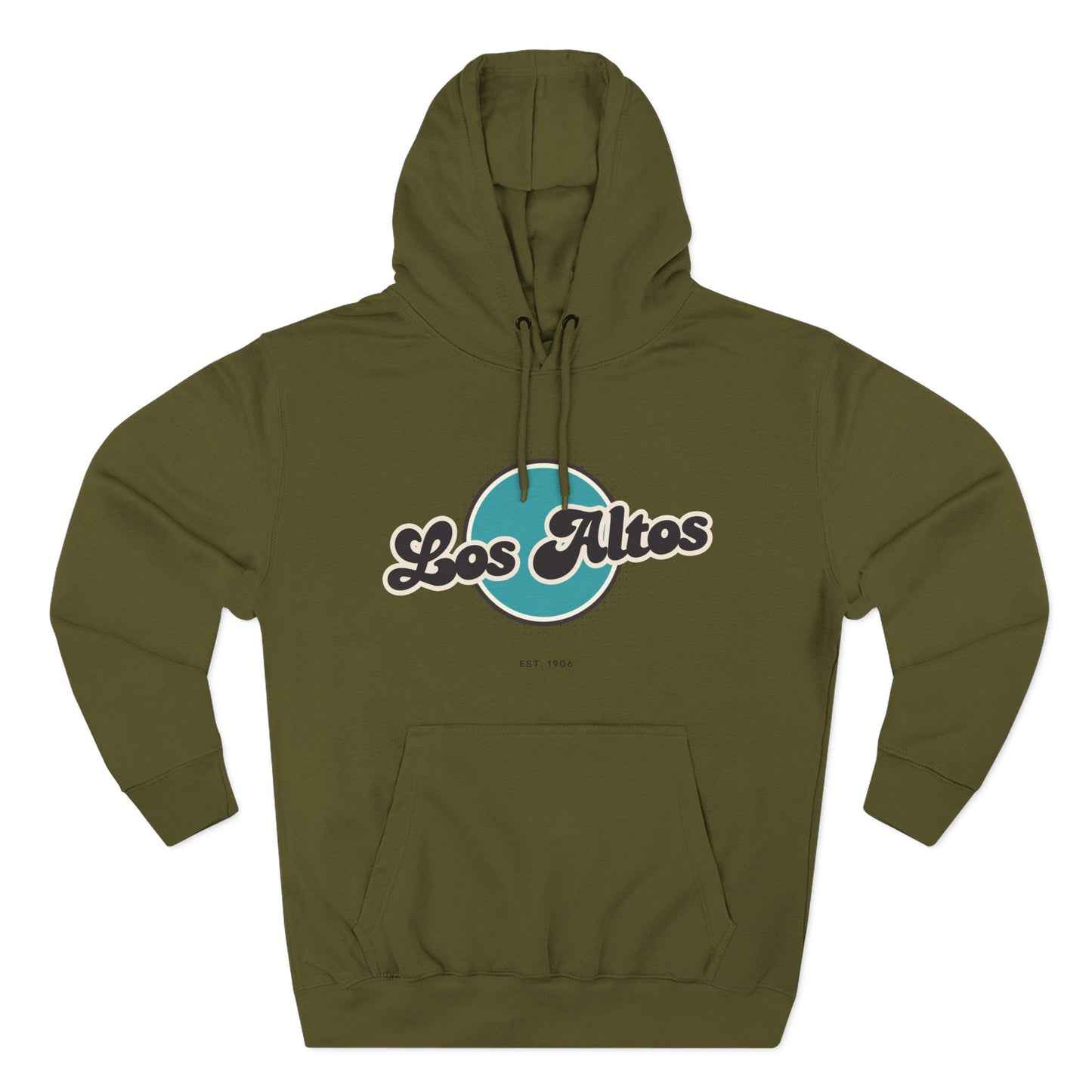 Los Altos Retro Vibe Hoodie for Casual Days, Streetwear, Unisex Gift, Cozy Layering Apparel