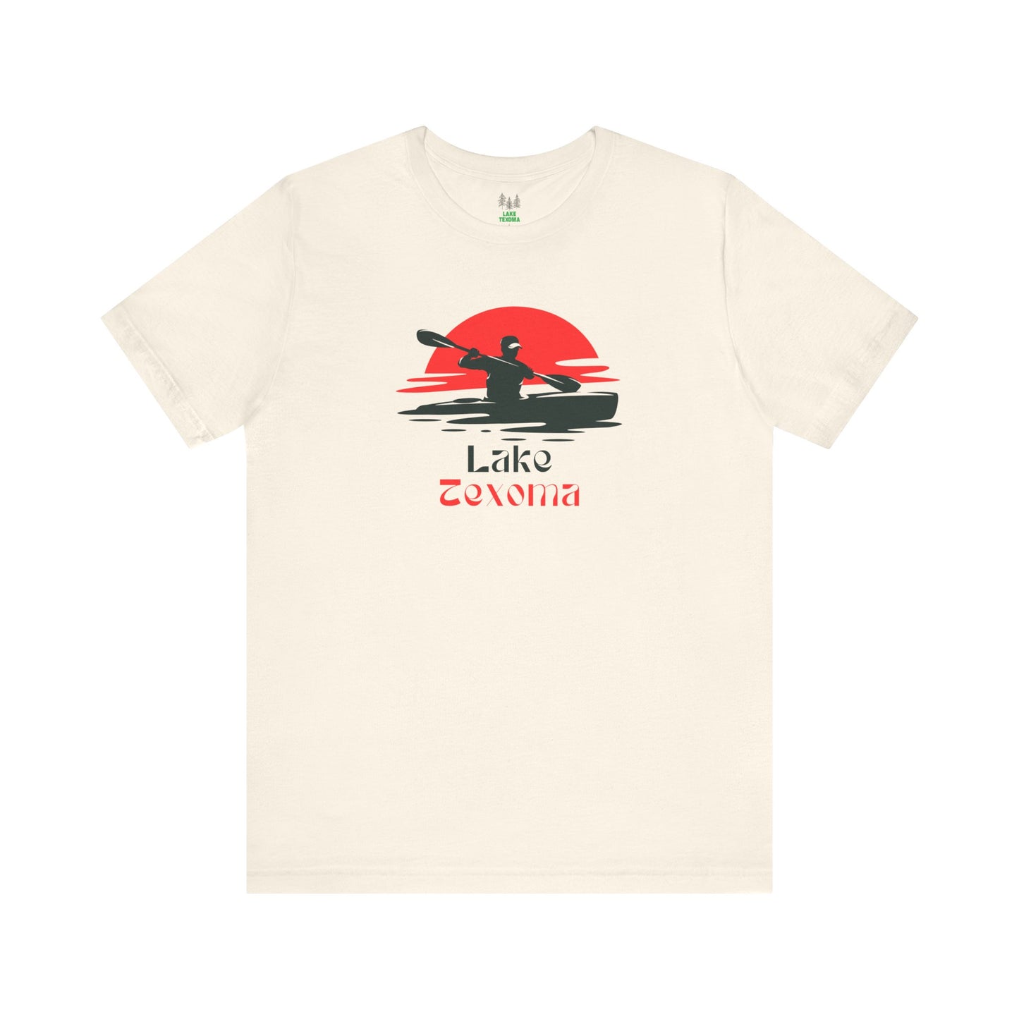 Lake Texoma Tee - Kayaking Graphic Unisex Jersey Short Sleeve Shirt, Outdoor Adventure Gift, Summer Vibes, Lake Lover Apparel