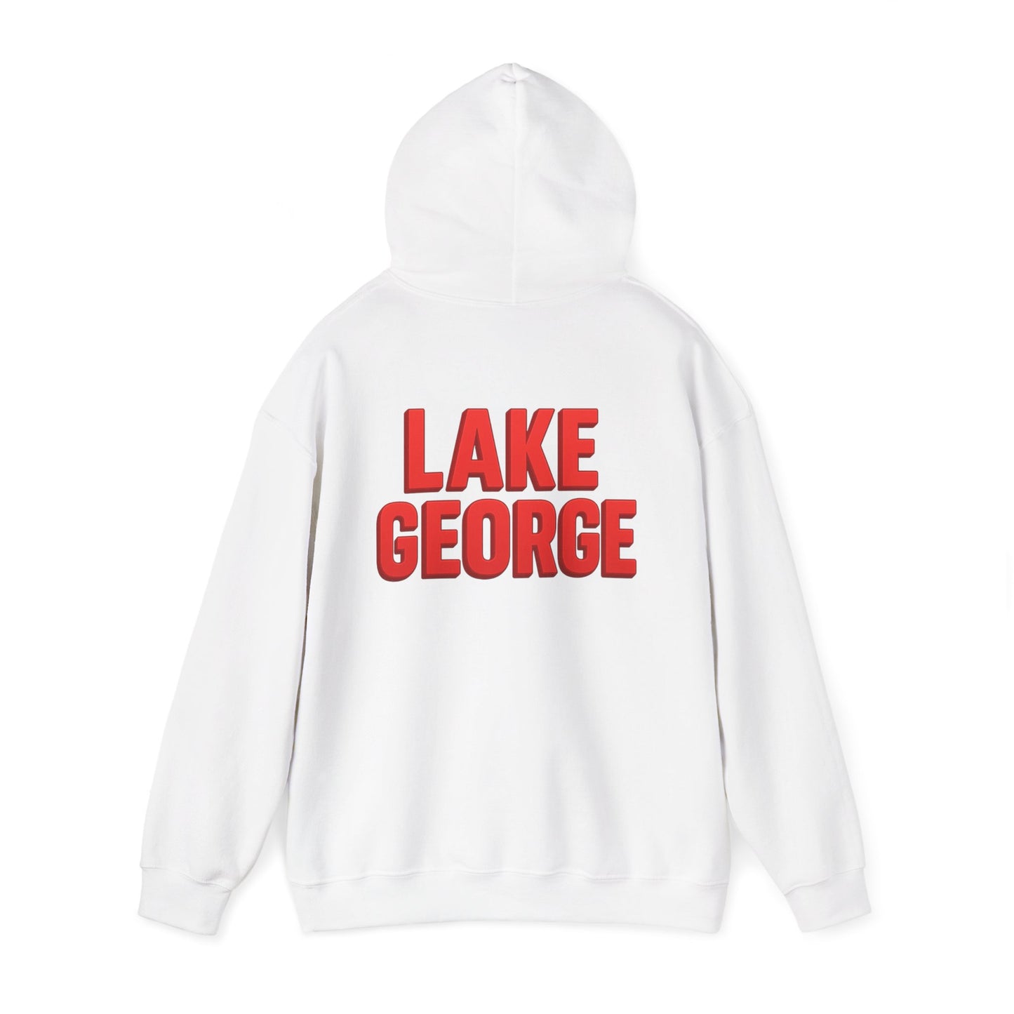 Lake George Hoodie, Cozy Casual Wear, Unisex Sweatshirt, Lake Lover Gift, Outdoor Adventure Apparel, Summer Retreat Fashion