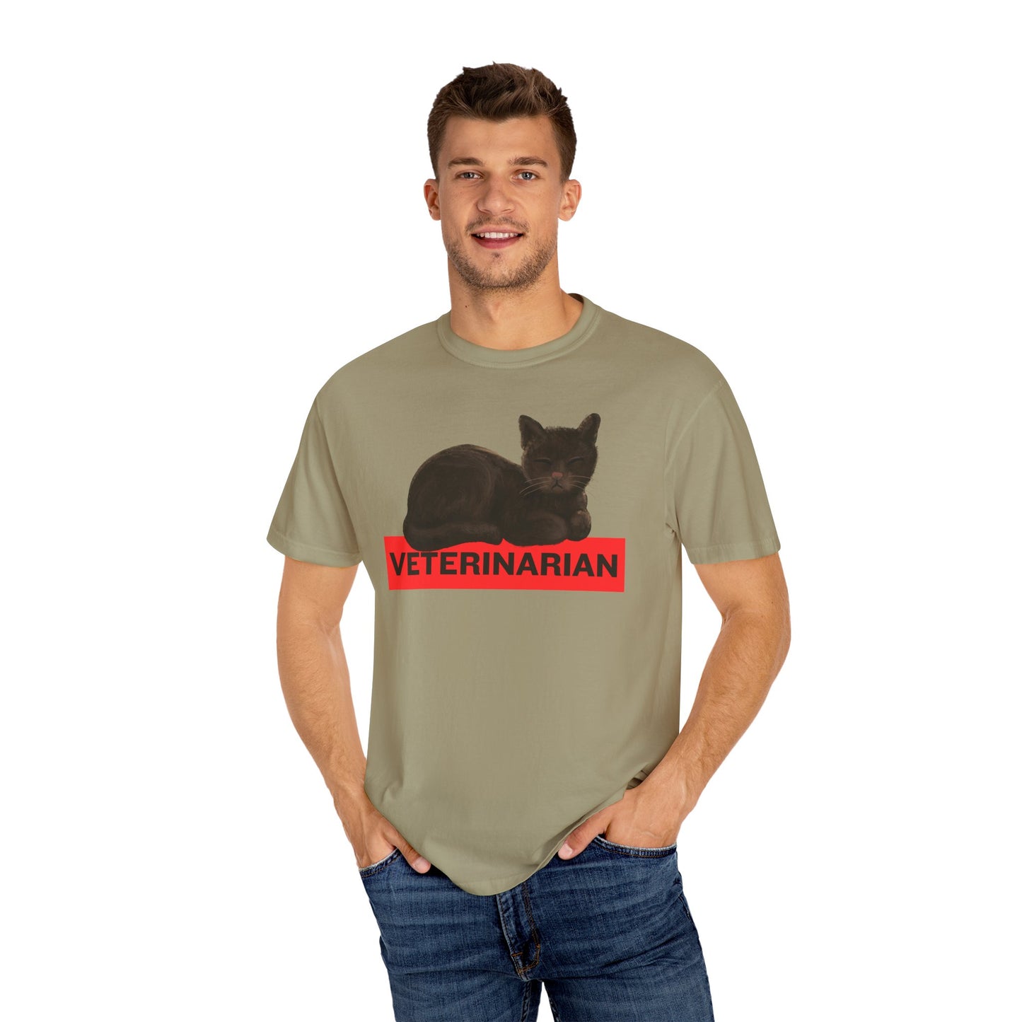 Veterinarian Cat T-Shirt, Funny Animal Lover Tee, Pet Owner Gift, Cute Vet Shirt, Unique Veterinary Apparel, Animal Rescue Shirt