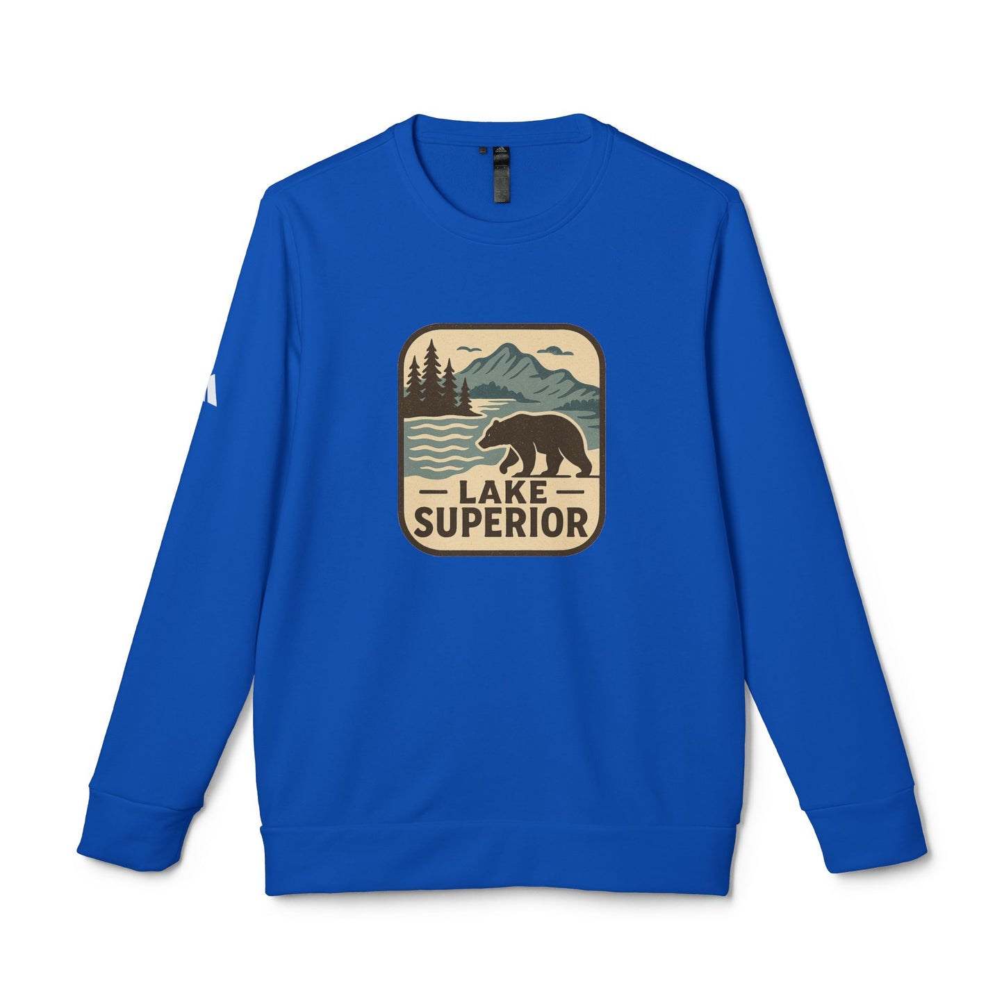 Lake Superior Cozy Outdoor Sweatshirt for Nature Lovers, Unisex Crewneck, Perfect for Hiking, Camping, or Relaxing at Home, Design