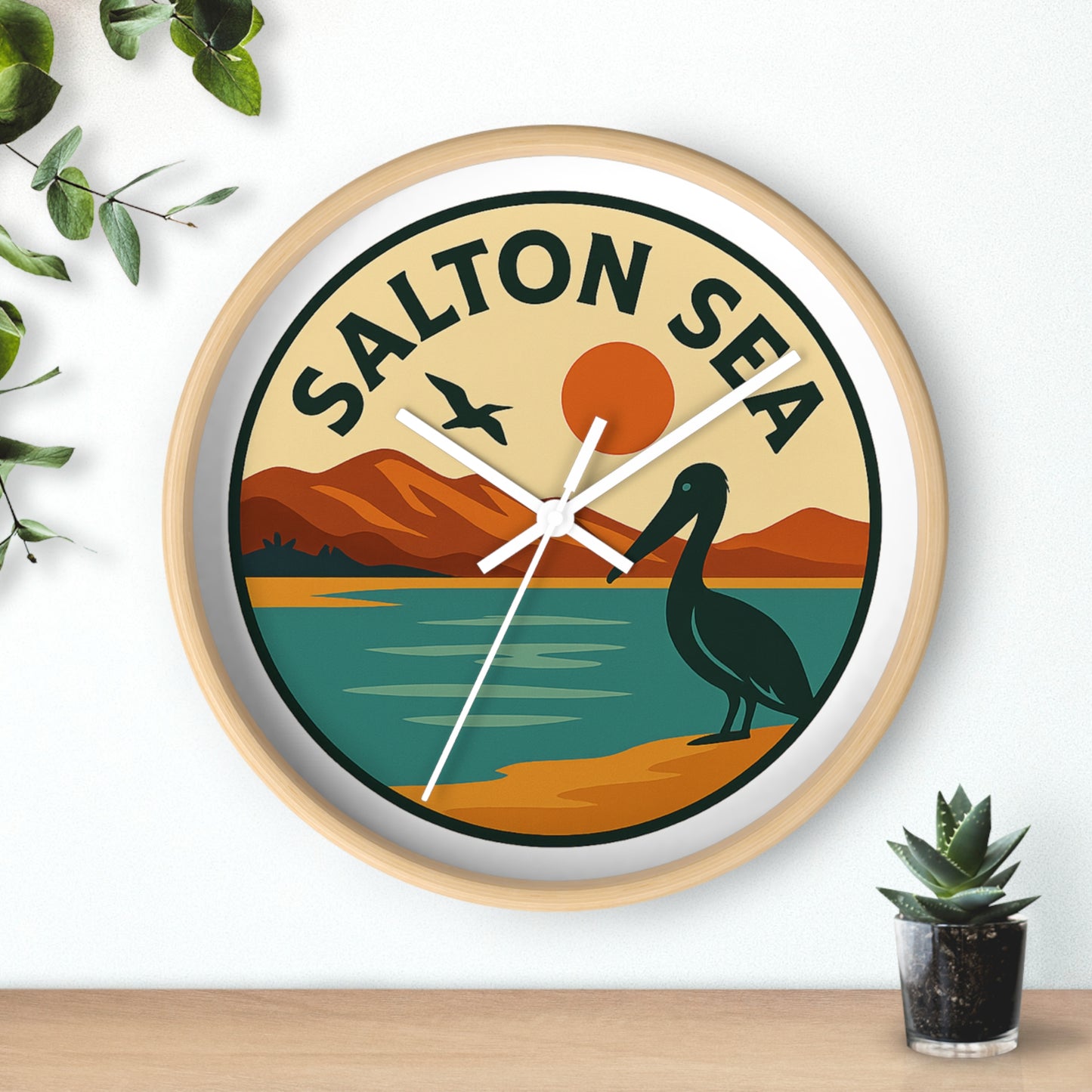 Salton Sea Wall Clock
