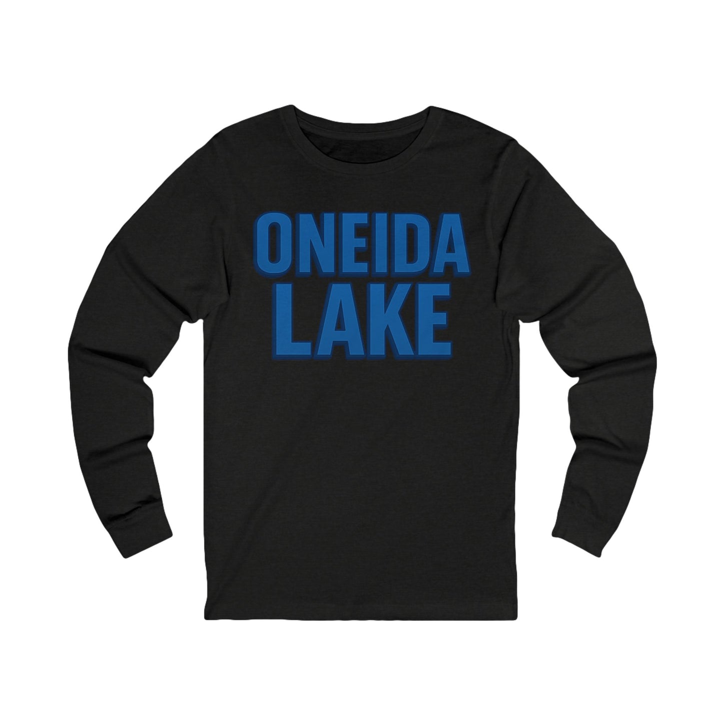 Oneida Lake Long Sleeve Tee, Cozy Unisex Shirt for Outdoor Lovers, Perfect for Lake Days, Casual Wear, Gift Idea