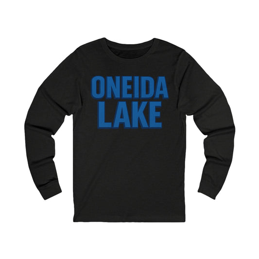 Oneida Lake Long Sleeve Tee, Cozy Unisex Shirt for Outdoor Lovers, Perfect for Lake Days, Casual Wear, Gift Idea