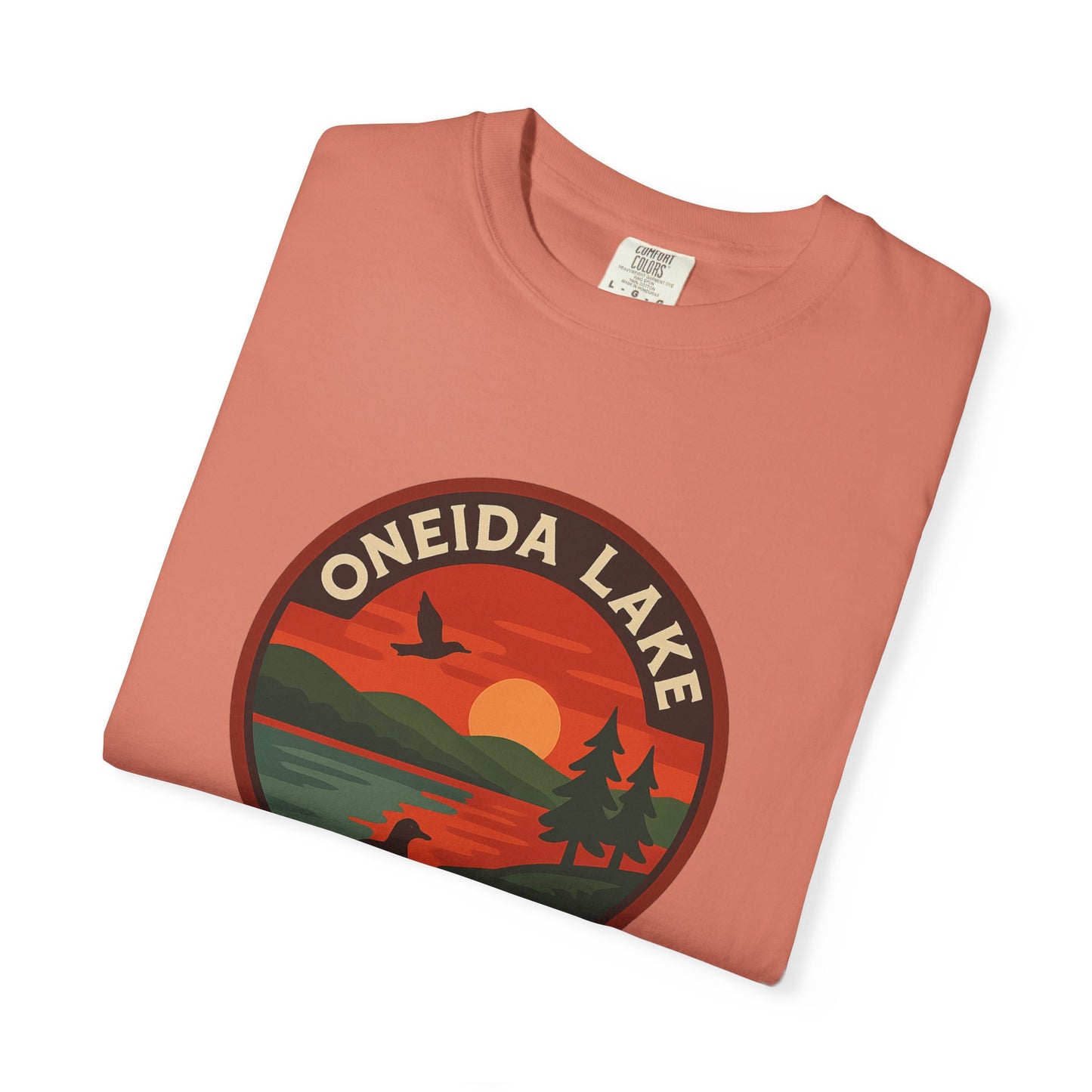 Oneida Lake Unisex Garment-Dyed T-shirt