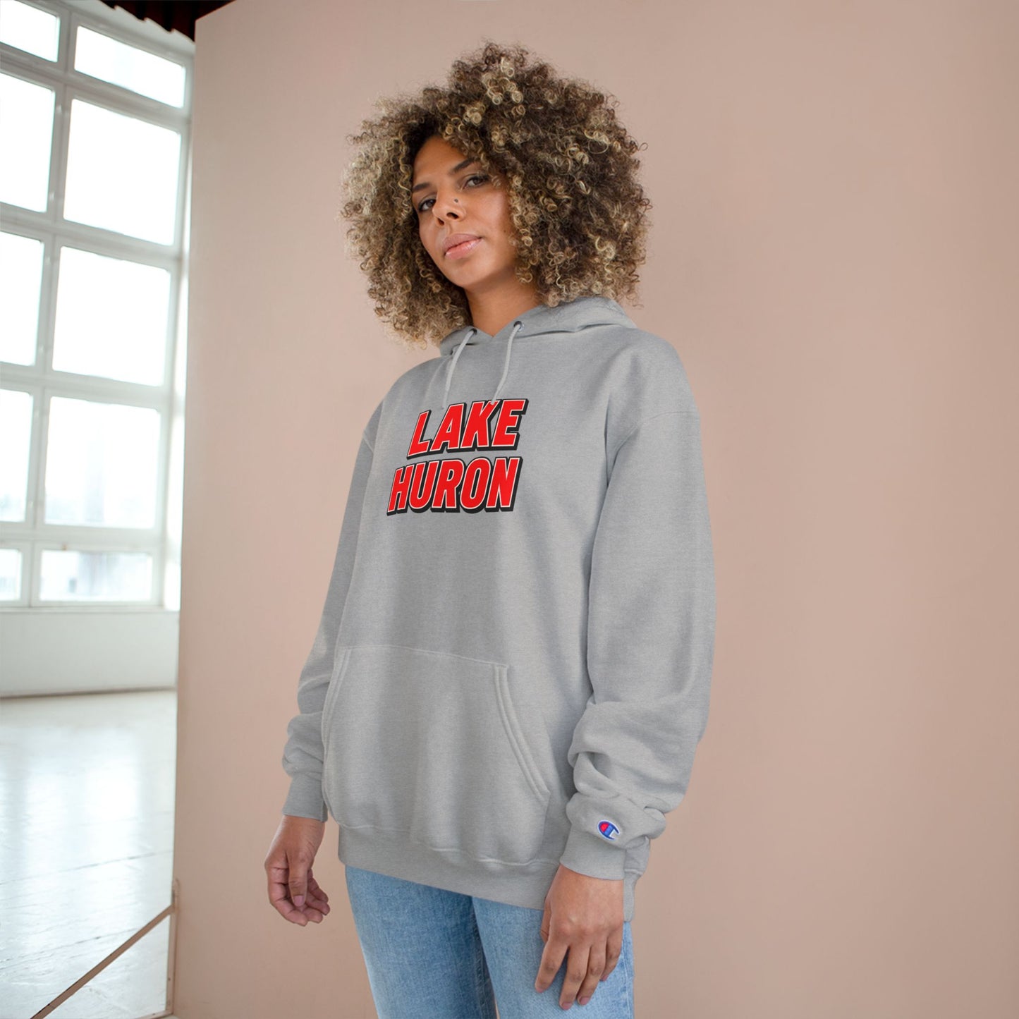 Lake Huron Cozy Hoodie, Perfect for Outdoor Adventures, Lake Days, Gifts for Nature Lovers, Comfortable Sweatshirt