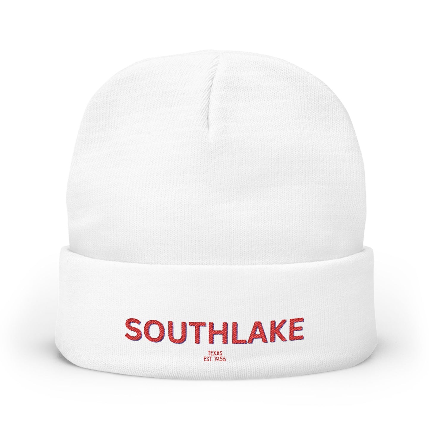 Southlake Cozy Custom Knit Beanie - Personalized Hat, Winter Accessory, Gifts for Him, Her, Stylish Warmth