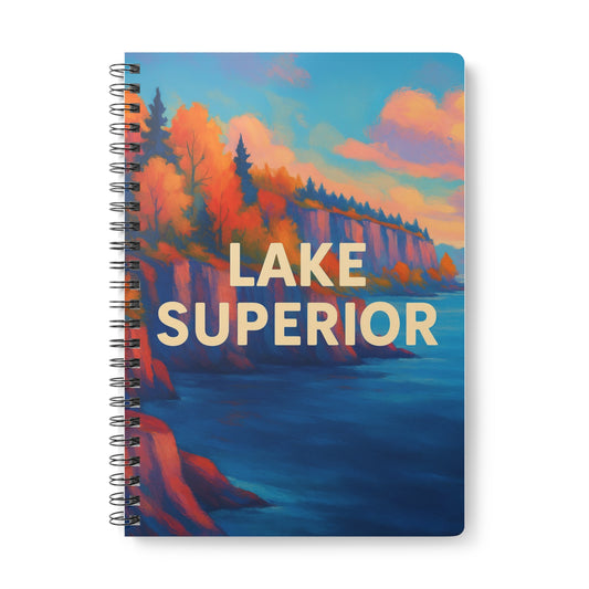 Lake Superior Wirobound Softcover Notebook, A5