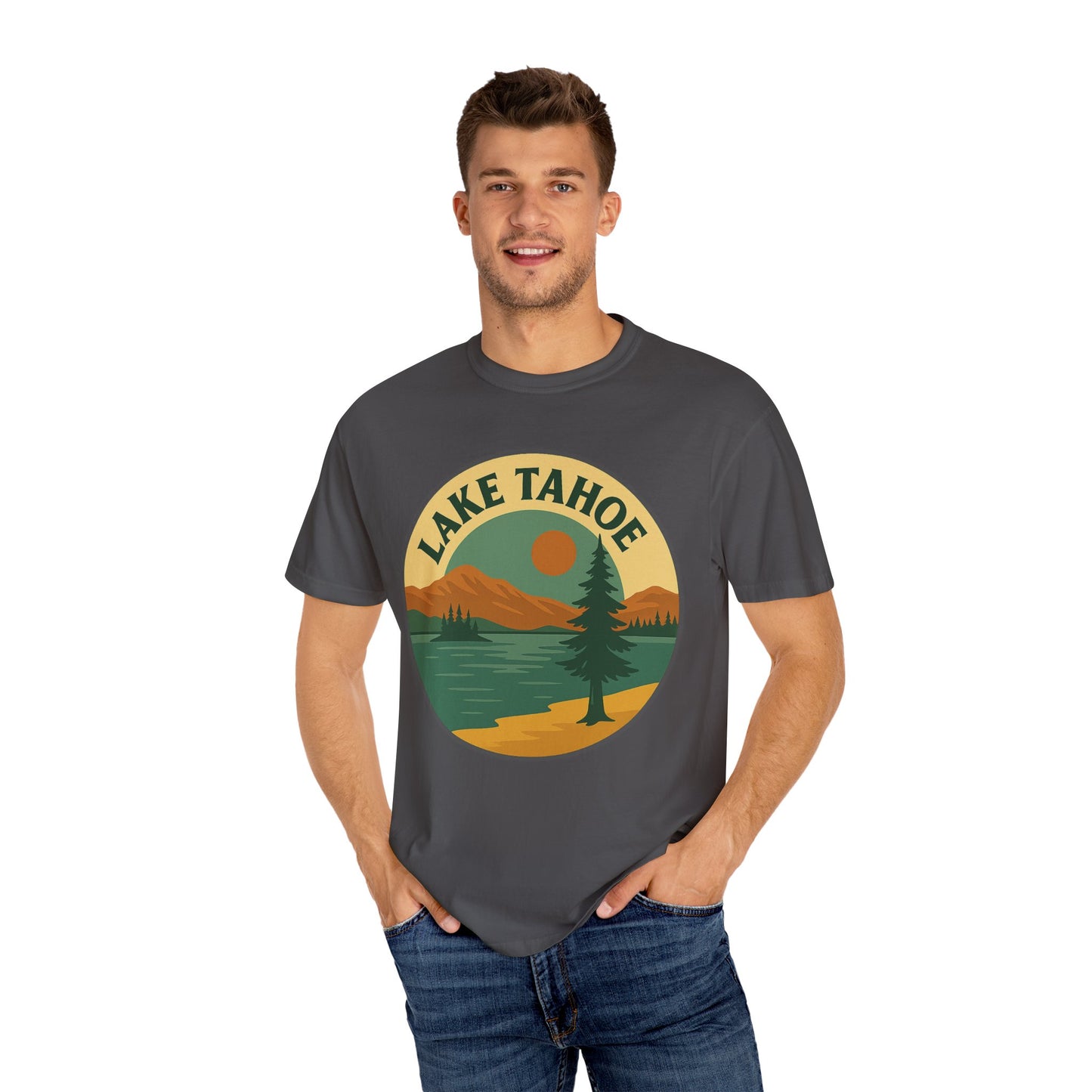 Lake Tahoe Unisex Garment-Dyed T-shirt
