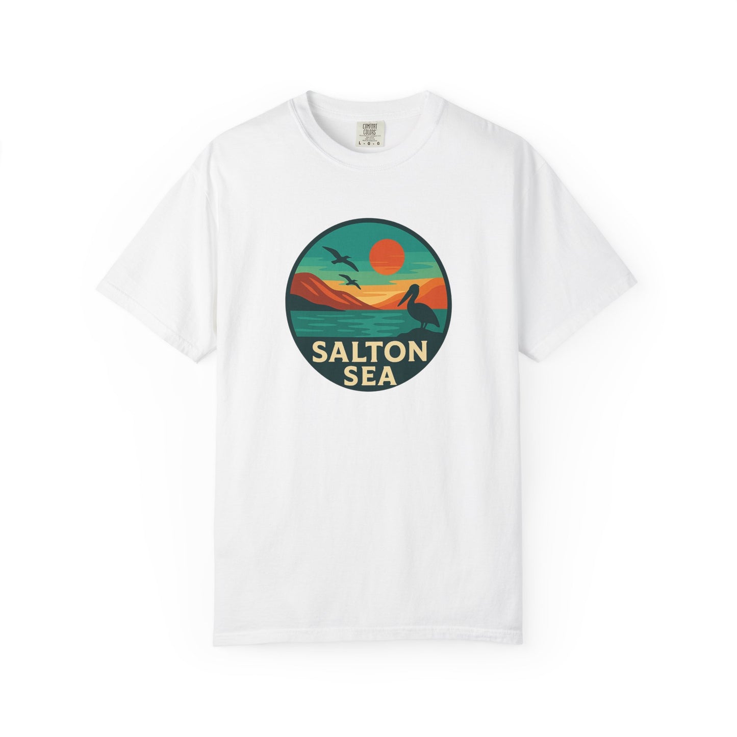 Salton Sea Unisex T-Shirt, Casual Graphic Tee, Nature Lover Gift, Outdoor Adventure Shirt, Vacation Souvenir, Summer Wear
