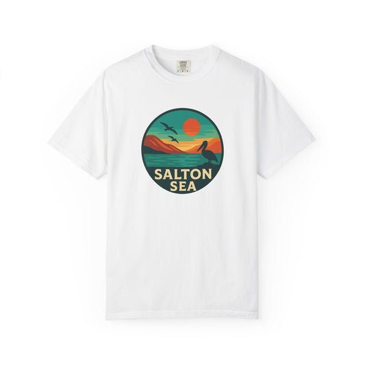 Salton Sea Unisex T-Shirt, Casual Graphic Tee, Nature Lover Gift, Outdoor Adventure Shirt, Vacation Souvenir, Summer Wear
