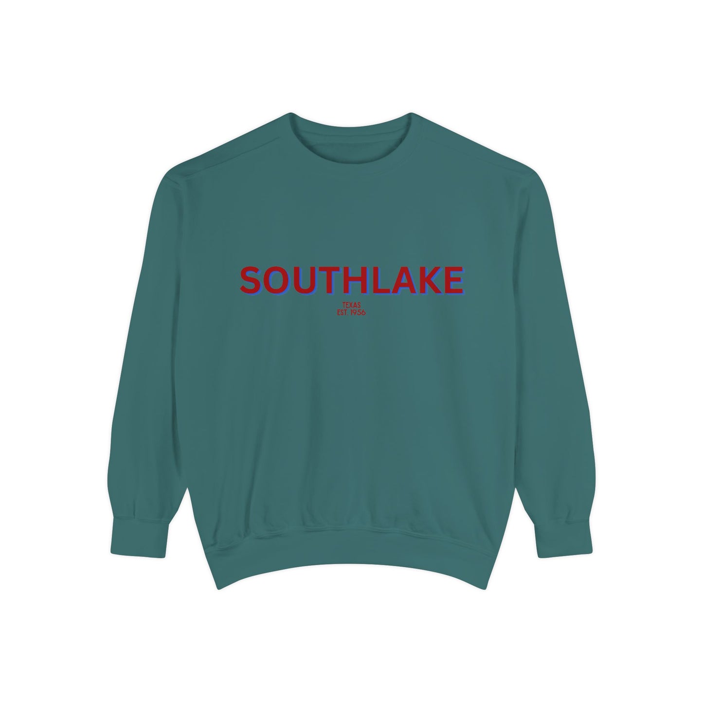 Southlake Unisex Garment-Dyed Sweatshirt | Cozy Fashion, Perfect for Casual Outings, Gifts, Fall & Winter Style, Everyday Comfort